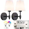 Lámpara de pared Tosna con mosaico de conchas vintage, lámpara de mesita de noche para dormitorio, iluminación decorativa creativa de lujo ligero para sala de estar, tela y hierro