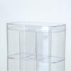 Caja transparente para tarta mousse caja de plástico para tarta caja para dulces frutas secas postre caja para empaquetar tiramisú caja para tarta