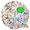 56 Pegatinas de Graffiti de Colibrí Nuevas Transfronterizas Dibujos Animados Pájaro Colorido Material para Cuaderno Bloc de Notas Pegatinas Decorativas