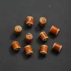 Contas cerâmicas cilíndricas retas com mudança de forno pintadas em cores cruzadas Contas espaçadoras cilíndricas com furo grande Acessórios para fazer pulseiras e colares DIY feitos à mão