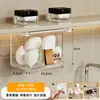 Caja de Almacenamiento tipo Cajón con Espejo para Baño Transparente Organizador de Discos Desmaquillantes Cosméticos Portamaquillaje y Bastoncillos de Algodón