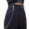 Europa e Estados Unidos transfronteiriça jeans pendurado corrente única camada redonda contas de metal calças corrente quente menina cintura corrente acessórios all-match tendência da moda