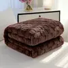 Manta jacquard xadrez de tafetá, manta multifuncional para cochilo, manta para ar condicionado de escritório, manta de fleece para sofá, atacado e sob medida