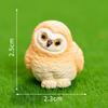 Novos Produtos Transfronteiriços Micro-paisagem Coruja Animal Realista Feito à Mão Acessórios de Jardinagem Paisagismo Enfeites de Mesa