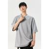 Camiseta Casual Jacquard Texturizado Americano Nasa Mismo Estilo para Hombre y Mujer Talla Grande Simple Holgada Moda Camiseta de Manga Corta