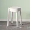 Bancos Domésticos Nórdicos, Plástico Engrosado, Bancos Apilables para Mesa de Comedor, Bancos Molino de Viento, Bancos Redondos Altos de Repuesto, Bancos de Plástico
