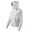 Roupa Leve com Proteção Solar para Mulheres no Verão, Anti-UV, Secagem Rápida, Fresca, Respirável, Jaqueta Repelente à Água, Jaqueta Curta