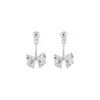 Pendientes de Aro con Lazo de Circonita de Diseño de Nicho para Mujer, Nuevos, de Lujo Ligero, Versátiles, Elegantes, Dulces, de Nicho, de Alta Calidad
