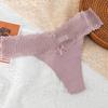 Roupa Íntima Sexy Sem Costura Feminina Renda Sexy Tentação Tanga Feminina Ultra Fina Macia Calça T Feminina Cintura Baixa Direto da Fábrica