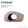 Nido de cerámica de piedra para hámster, gres, paisajismo natural, túnel, nido para dormir de oso enano, habitación de evitación, suministros para hámster