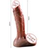 Jiuai Dildo Artificial Telescópico para Mujer Dispositivo de Masturbación Juguete Sexual Juguete Pene Insertable Accesorios