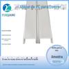 Fornecimento de abajur para PC freezer barra de lâmpada de extrusão de PC barra de lâmpada resistente à compressão Lâmpada LED embutida abajur luminosa tira de lâmpada