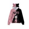 Sudadera Ghost Blade con orejas de gato largas 3D suéter de anime suéter con capucha abrigo para mujer Personalización de procesamiento ligero