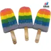 Produce Esponja Limpiadora Cepillo Forma Helado Simulada, Cepillo Taza Esponja Paleta Color Mixto, Toallita Esponja Sensible a la Temperatura Forma Especial