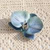 Cabeça de Flor Artificial Eva Algodão Impressa em 3D Cabeça de Borboleta (Grande) Flor para Presente Material Cor de Chá com Leite Phalaenopsis
