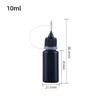 Botella de aguja de plástico de 5 ml, 30 ml, 50 ml y 100 ml, botella exprimible, subembotelladora, emulsión pigmentada, botella de boca puntiaguda, botella pequeña vacía.