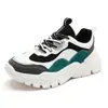 Zapatos Torre para Mujer 2024 Primavera y Verano Explosiones Transfronterizas Zapatos Blancos Casuales Combinan con Todo Moda Plataforma de Suela Gruesa Tenis Zapatos para Mujer