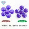 Gema Huagang redonda sintética artificial Aobao, piedra desnuda, cara lisa, ópalo sintético azul púrpura, color fuego, diamante desnudo FH21