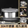 Anel de Vedação de Flange de Aço Inoxidável para Vaso Sanitário Espessado, Antiodor e Antivazamento, Acessórios de Drenagem de Silicone para Tubo de Dreno de Vaso Sanitário Universal