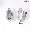 Hebilla de Collar de Perlas Llena de Circonita Concha Tulipán Lingote Hebilla Hebilla de Presión Hebilla de Conexión Cadena para Suéter Accesorios para Joyería DIY