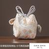 Bolsa de Almacenamiento para Tazas de Té, Bolsa Personal para Taza, Cubierta para Taza de Té, Tetera, Juego de Té, Bolsa Grande de Almacenamiento Portátil para una Sola Taza, Engrosada