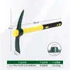 Azada Pequeña de Acero para el Hogar para Plantar Verduras Flores Herramienta para Deshierbar Azada Picaza Multifuncional para Exteriores Herramienta de Excavación Azada de Jardinería