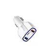 Cargador rápido PD cargador de coche uno a tres cargador de coche para encendedor de cigarrillos doble USB TC QC3.0 cargador de coche multiport