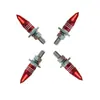 Tornillos para Matrícula de Punta con Tres Ranuras y Patrón de Malla M6 Rosca Universal Aleación de Aluminio Exclusivamente para Exportación Transfronteriza