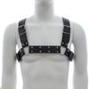 Fábrica Yiwu Sexy Adulto Amarrado Masculino Multi-Prego Couro Cinto Peitoral Boate Selvagem Alça Roupas
