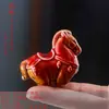 Adornos de Cerámica, Mascotas de Té, Adornos Curativos Transformados en Horno, Decoraciones Creativas para Ceremonia de Té, Cajas de Regalo Souvenir, Accesorios, Adornos de Caballos Pequeños