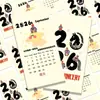 Essencial para Irmã de Marte2026 Hua Chenyu Bola de Carvão Preto Calendário de Desenho Animado Fã de Concerto Interação Produtos Merchandise Cartão Fotográfico