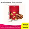 Feng pode atingir 120g de papel kraft de castanha rindo, autoportante, autovedante, aluminizado, selado, opaco, selado, para alimentos, saco de embalagem