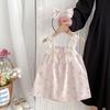 26 Novos Macacões Vestido Florais de Verão para Bebê Menina, Roupas Infantis de Renda Borboleta Estilo Coreano para Irmãs