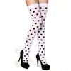 Calcetines de Punto de Lunares por Encima de la Rodilla de Temporada Primavera-Otoño del Fabricante, Calcetines Largos Estampados de Moda y Versátiles al por Mayor