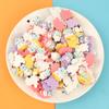 Accesorios de resina creativos de dibujos animados lindos translúcidos mixtos de Tiktok, pegamento en crema, joyería DIY, materiales hechos a mano al por mayor