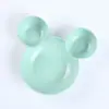 Set de Bol y Cuchara de Panda de Dibujos Animados Separados para Niños, Anticaídas, Set para Padres e Hijos