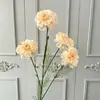 4 flores de peonía artificiales para bodas, fiestas de primer cumpleaños, decoraciones de pasillo, flores artificiales para arreglos de suelo, escaparates y arreglos florales