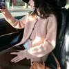 Cárdigan de Punto Vintage LEKA con Cuello Redondo para Mujer, Nuevo Diseño Otoño/Invierno 2026, Abrigo Suéter Retorcido Holgado para Mujer