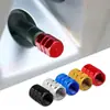 Un Juego de 4 Tapones de Válvula para Coche Hechos de Aleación de Aluminio, Tapones de Válvula Metálicos para Coches, Estilo Americano Colorido