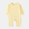 Ropa de Bebé Primavera y Verano Delgada Manga Larga Modal Sin Huesos Ropa Acondicionada para Bebé Pijama Recién Nacido Infantil Mameluco