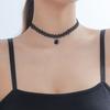 2024 Nuevo Collar para Mujer Estilo Coreano y Japonés Versión Coreana Cadena Sencilla para Clavícula Gargantilla Corta de Moda