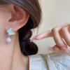 Pendientes de Mariposa Perlados con Degradado Super Hada para Primavera y Verano para Mujer, Estilo Ejecutivo de Gama Alta, Pendientes Versátiles, Pendientes Dulces de Nicho