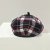 Boina Infantil Outono e Inverno Chapéu de Abóbora para Bebê Chapéu Octogonal de Pintor para Bebê Chapéu de Jovem Jornaleiro Elegante Moda