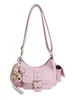 2026 Nuevo Estilo Bolso para Axila de Mujer Hebilla de Cinturón de Moda Personalizada Bolso de Hombro Único Gran Capacidad Textura Versátil Bolso Cruzado