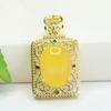 Pingente de Cera de Abelha Natural Aiyu Colar Quadrado de Âmbar Amarelo Estilo Étnico Atacado de Fábrica Dropshipping S3112916
