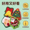 Toalla de mano navideña caricatura hombre mayor árbol de Navidad absorbente con cordón toalla pequeña transfronteriza se puede personalizar en lotes pequeños con imágenes