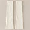 Calcetines Maillard Apilados Otoño e Invierno para Mujer, Calcetines Blancos Espesos Y2K para Pantorrilla, Protectores de Pierna de Punto Suaves, Amigables con la Piel y Cálidos