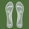 Sandalias de media plantilla en forma de corazón, almohadilla invisible para el arco, antideslizante, GEL amortiguador, zapatos de una sola capa, plantilla para tacones altos