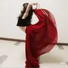 Disfraz de Baile de Apertura Yangko para Niños, Falda de Gran Oscilación de 720 Grados para Niñas, Falda de Tul Fluida de Línea A para Danza Moderna de Xinjiang, Práctica