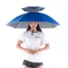 Sombrero Paraguas de Doble Capa, Lluvia o Sol, Sombrero Paraguas para Cabeza de Adulto, Paraguas de Pesca, Sombrilla Anti-UV, Recolección de Té al por Mayor